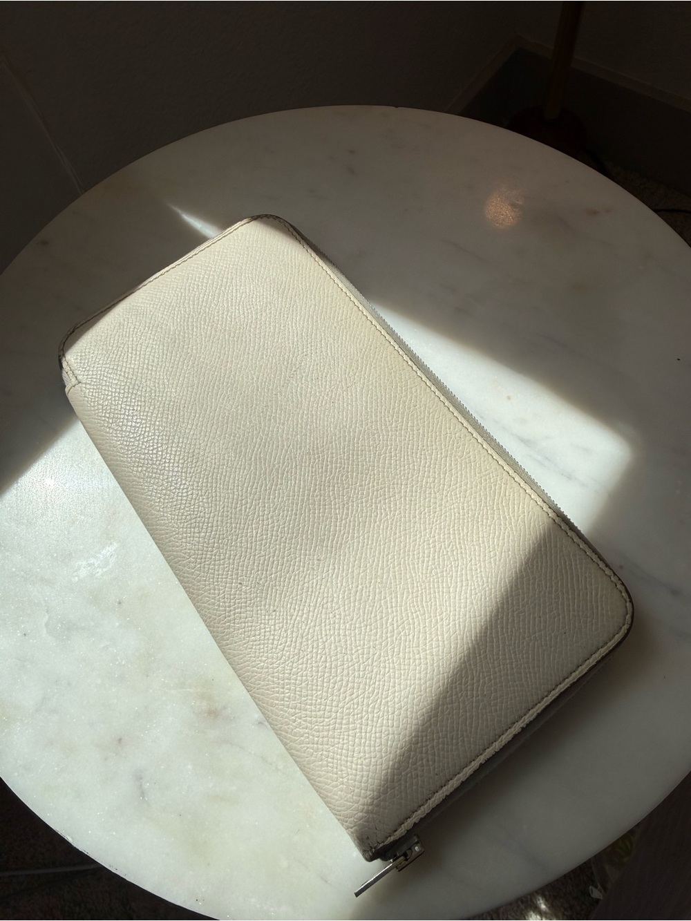Hermès Silk-In Leather Zip-Around Wallet - Picture 6 of 15